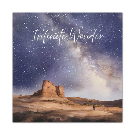 Beneath the Starry Sky Nature-inspired Canvas Print - Image