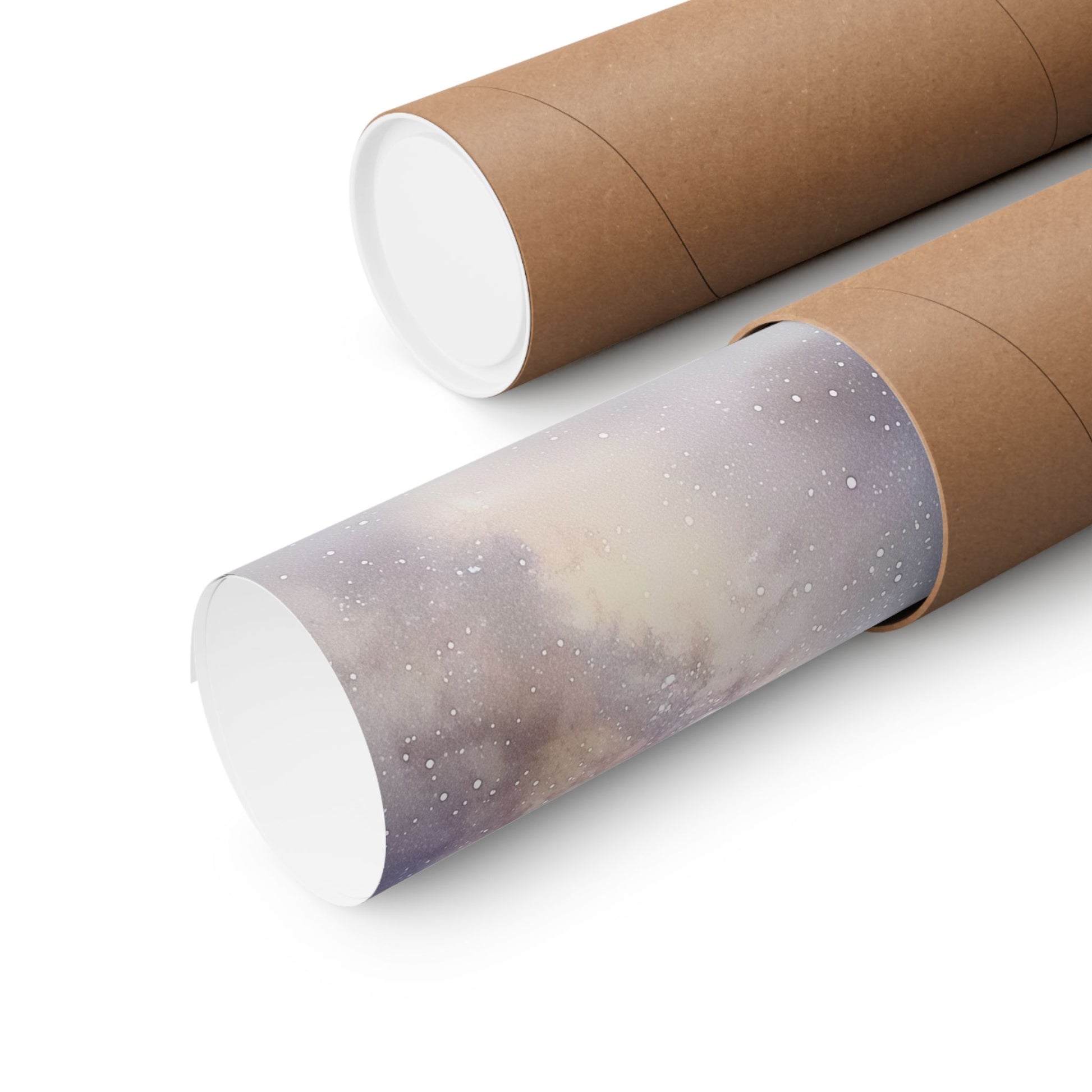 Beneath the Starry Sky Nature-inspired Poster in a tube