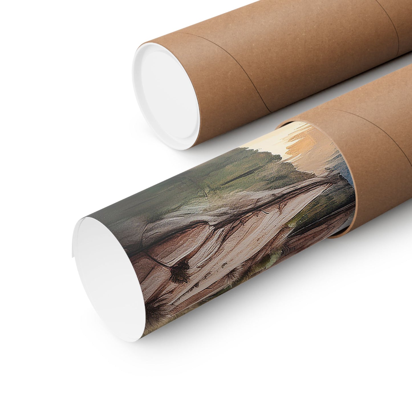 Canyon Kayak Nature-inspired Matte Poster in a tube