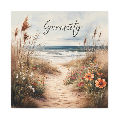 Coastal Serenity Nature-inspired Canvas Print