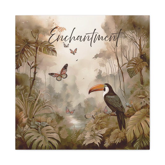 Enchanted Rainforest Nature-inspired Canvas Print